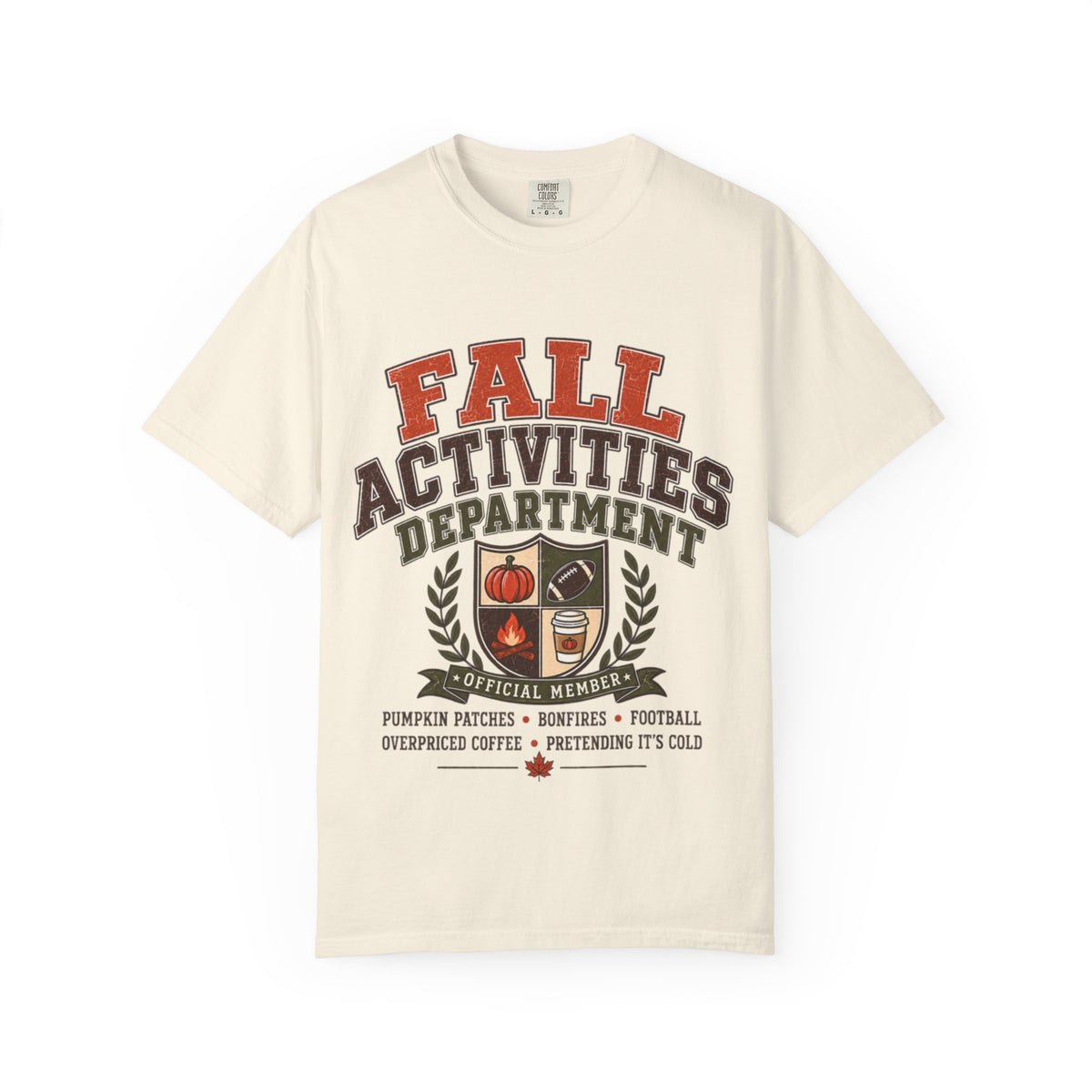 Fall Activities Department T-shirt | Autumn Seasonal Tee