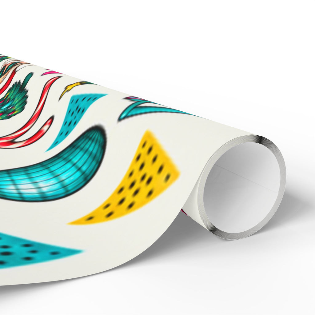 Retro Christmas Wrapping Paper