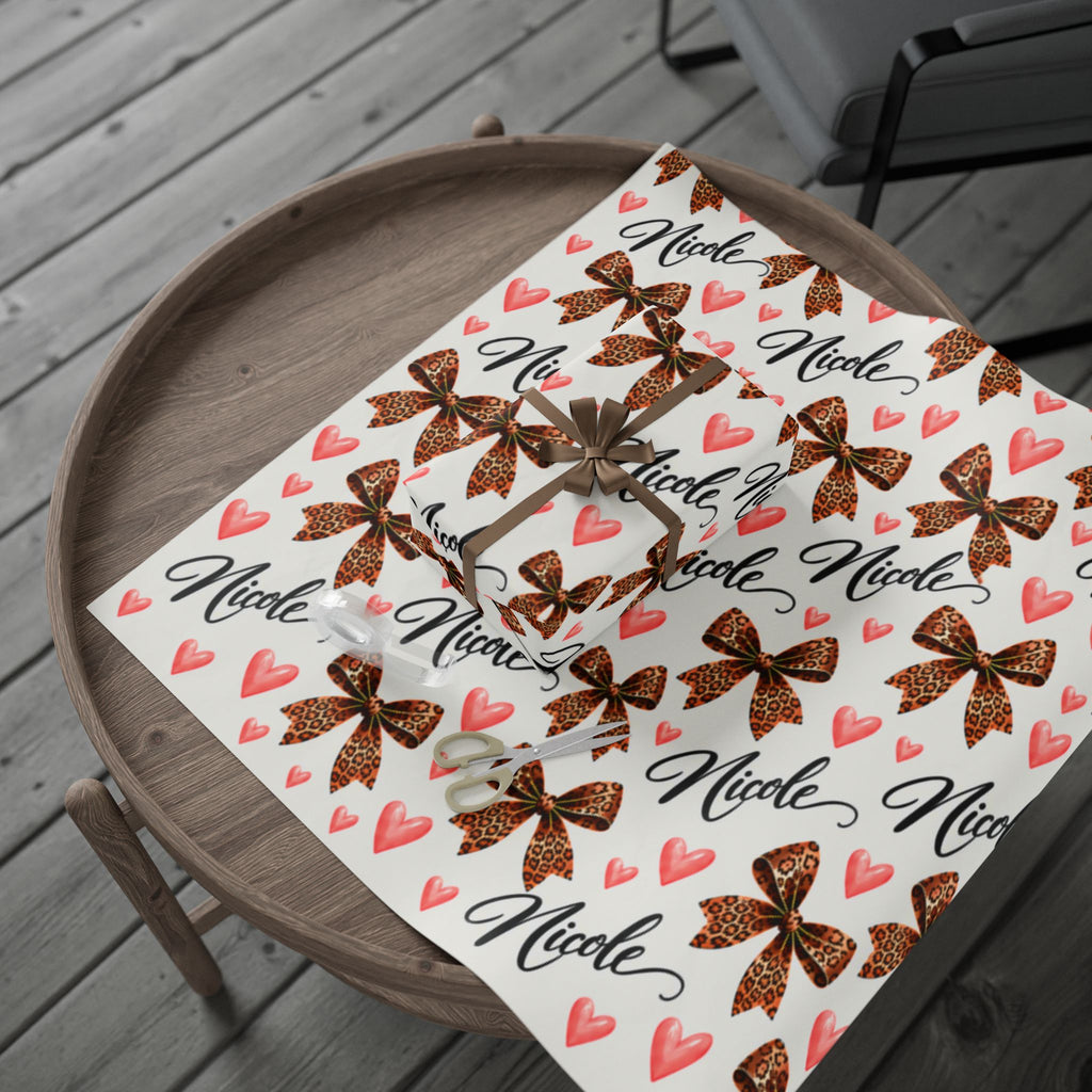 Personalized Name Wrapping Paper