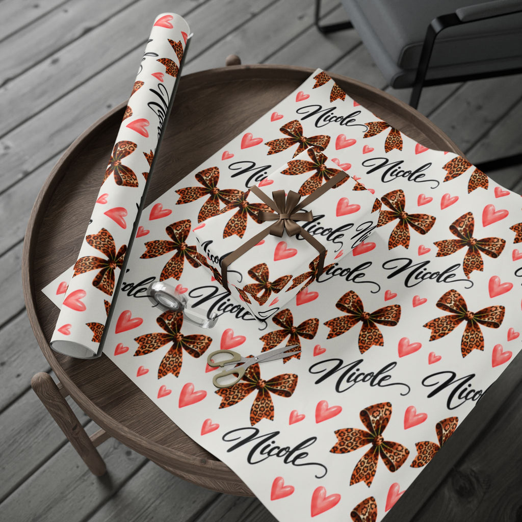 Personalized Name Wrapping Paper