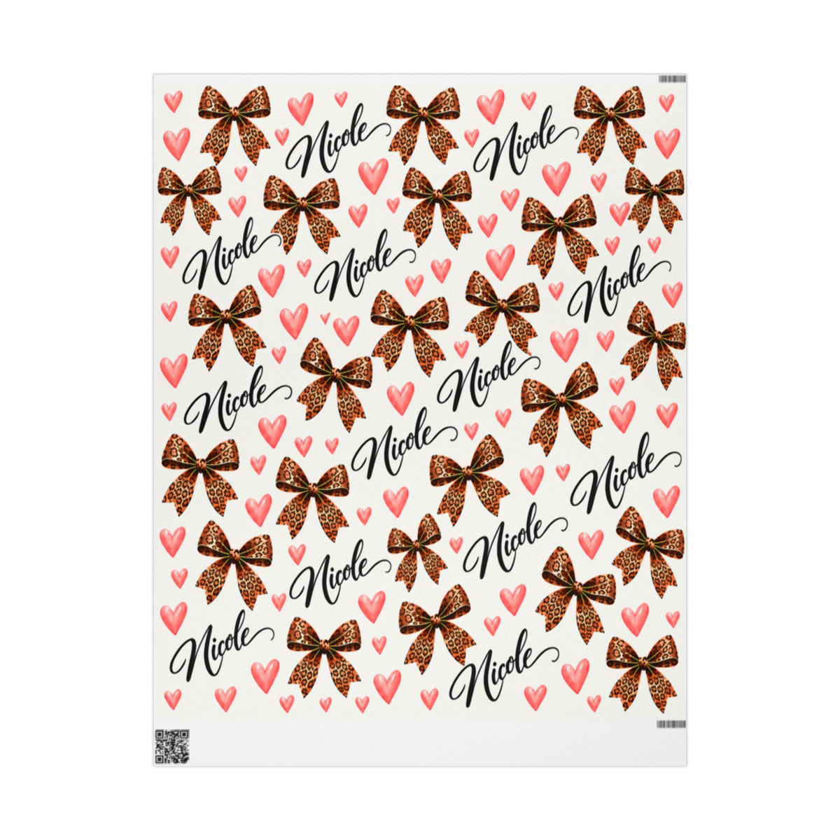 Personalized Name Wrapping Paper