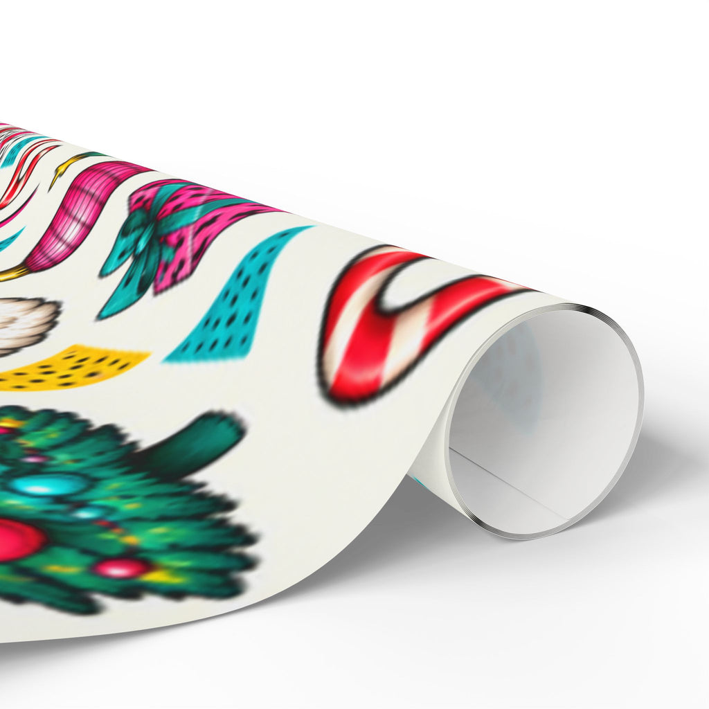 Retro Christmas Wrapping Paper