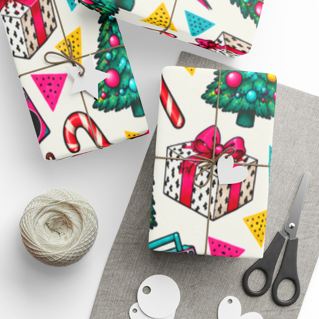 Retro Christmas Wrapping Paper