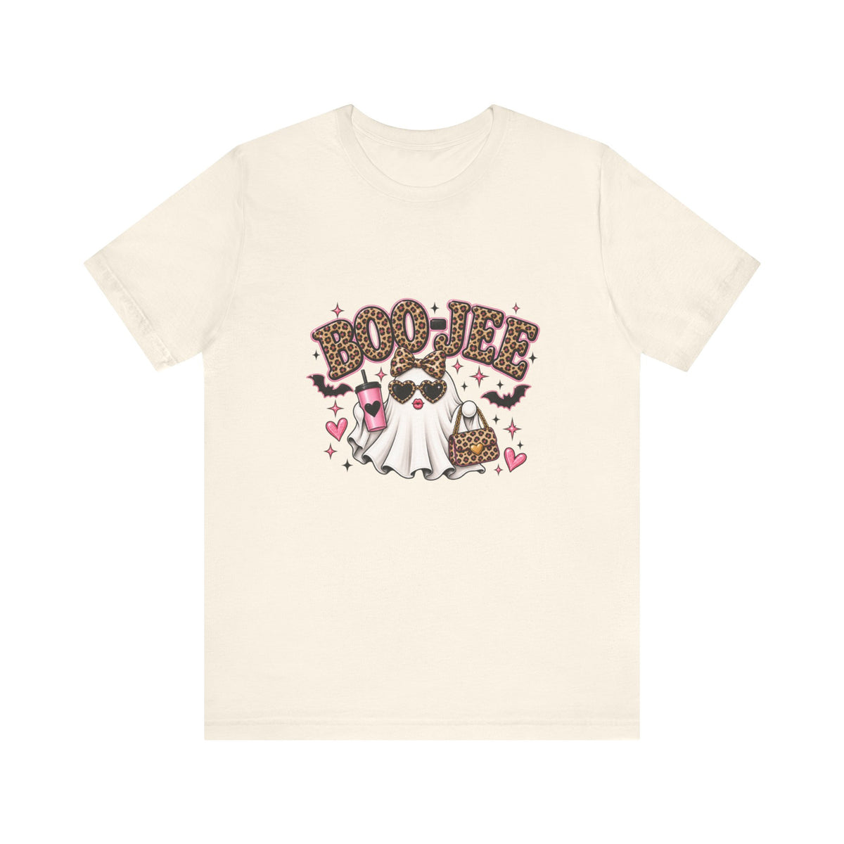 Boo Jee Halloween Leopard Print Tee