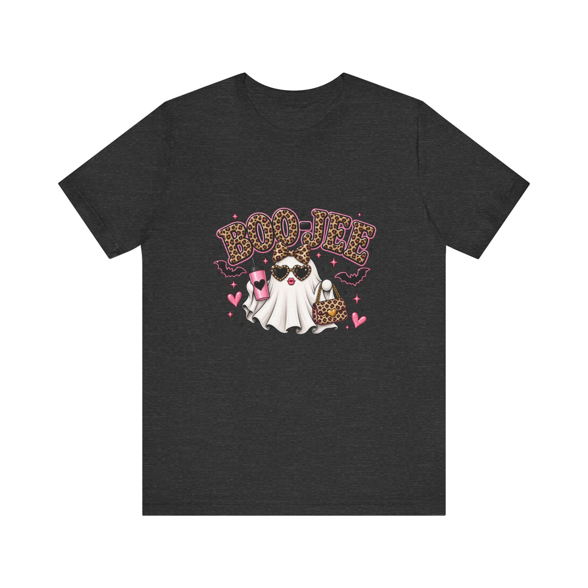 Boo Jee Halloween Leopard Print Tee