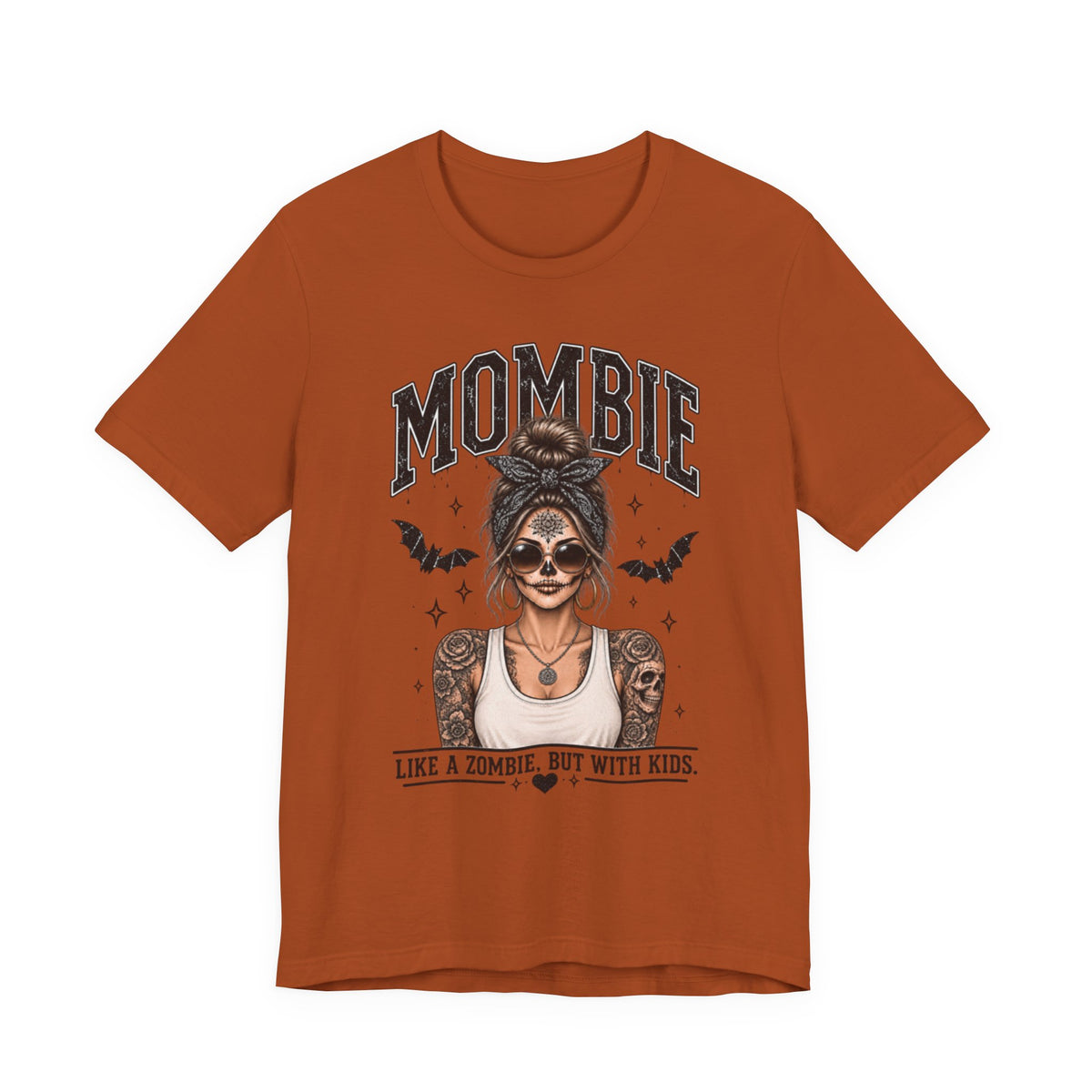 Mombie Paisley Print Mom Halloween Graphic Tee
