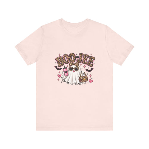 Boo Jee Halloween Leopard Print Tee