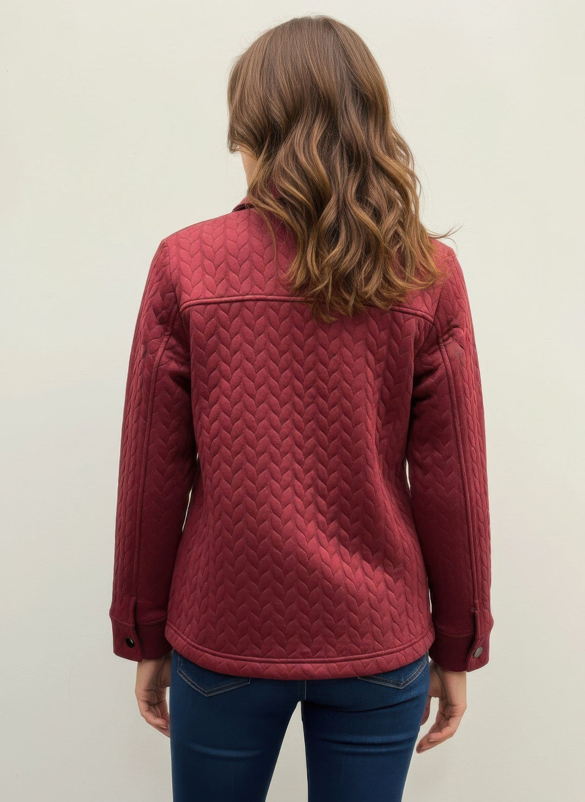 Textured Snap Jacket