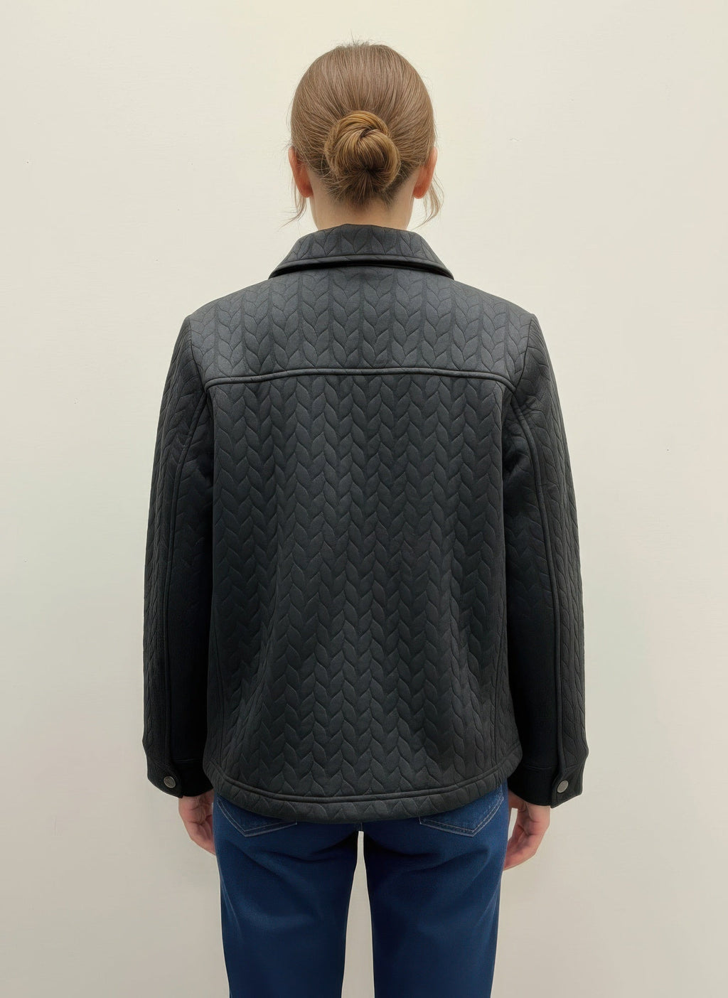 Textured Snap Jacket