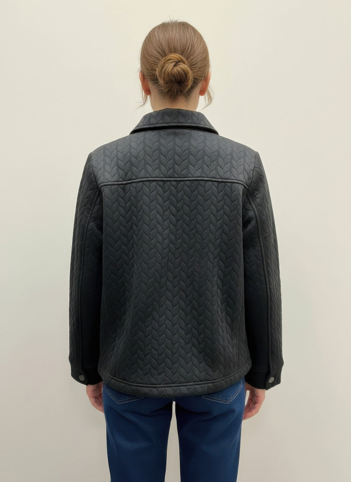 Textured Snap Jacket