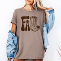 Fall Cowboy Boots Seasonal Graphic Tee