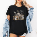 Leopard Print Pumpkins Tee